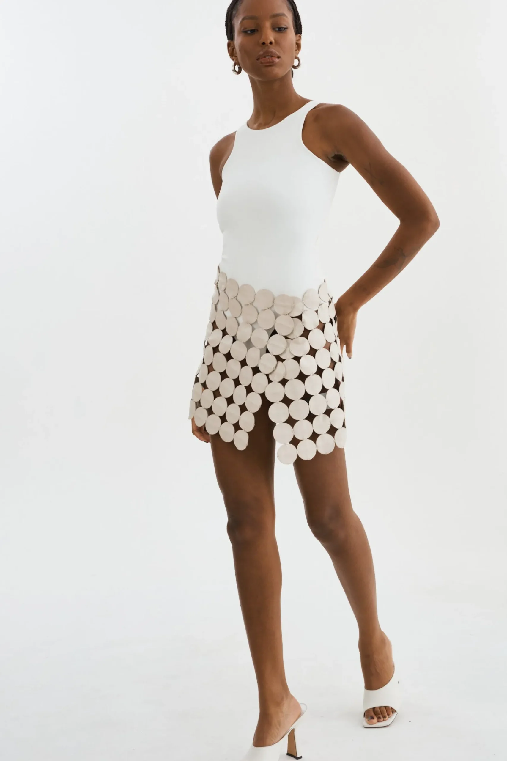 Femme LAMARQUE FENNA | Mini Jupe Multi-cercles