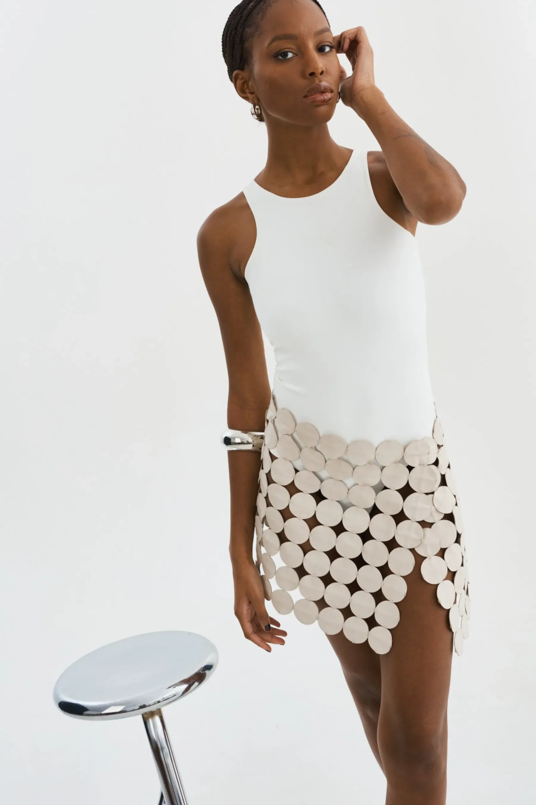 Femme LAMARQUE FENNA | Mini Jupe Multi-cercles