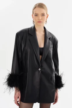 Femme LAMARQUE GALIA Blazer En Similicuir