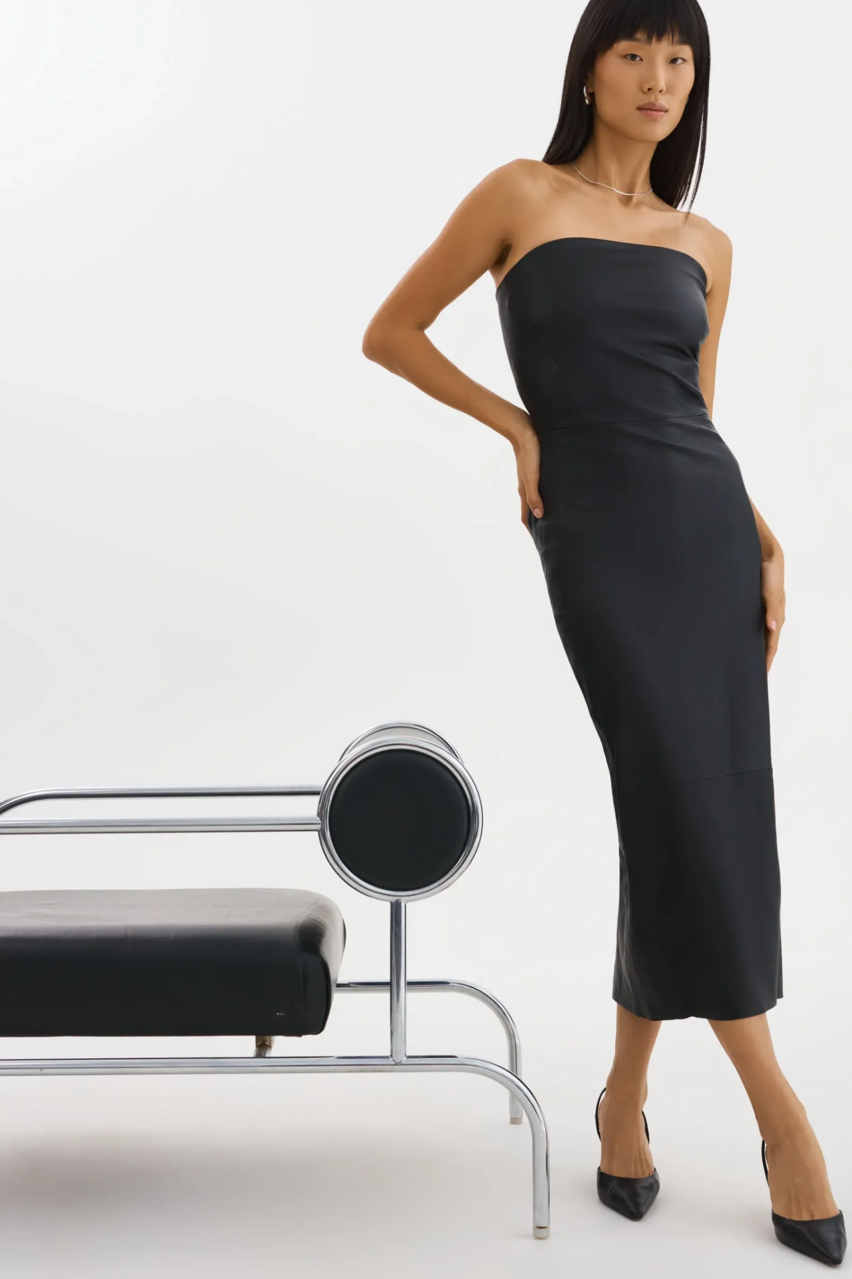 Femme LAMARQUE HAILEY | Leather Tube Dress