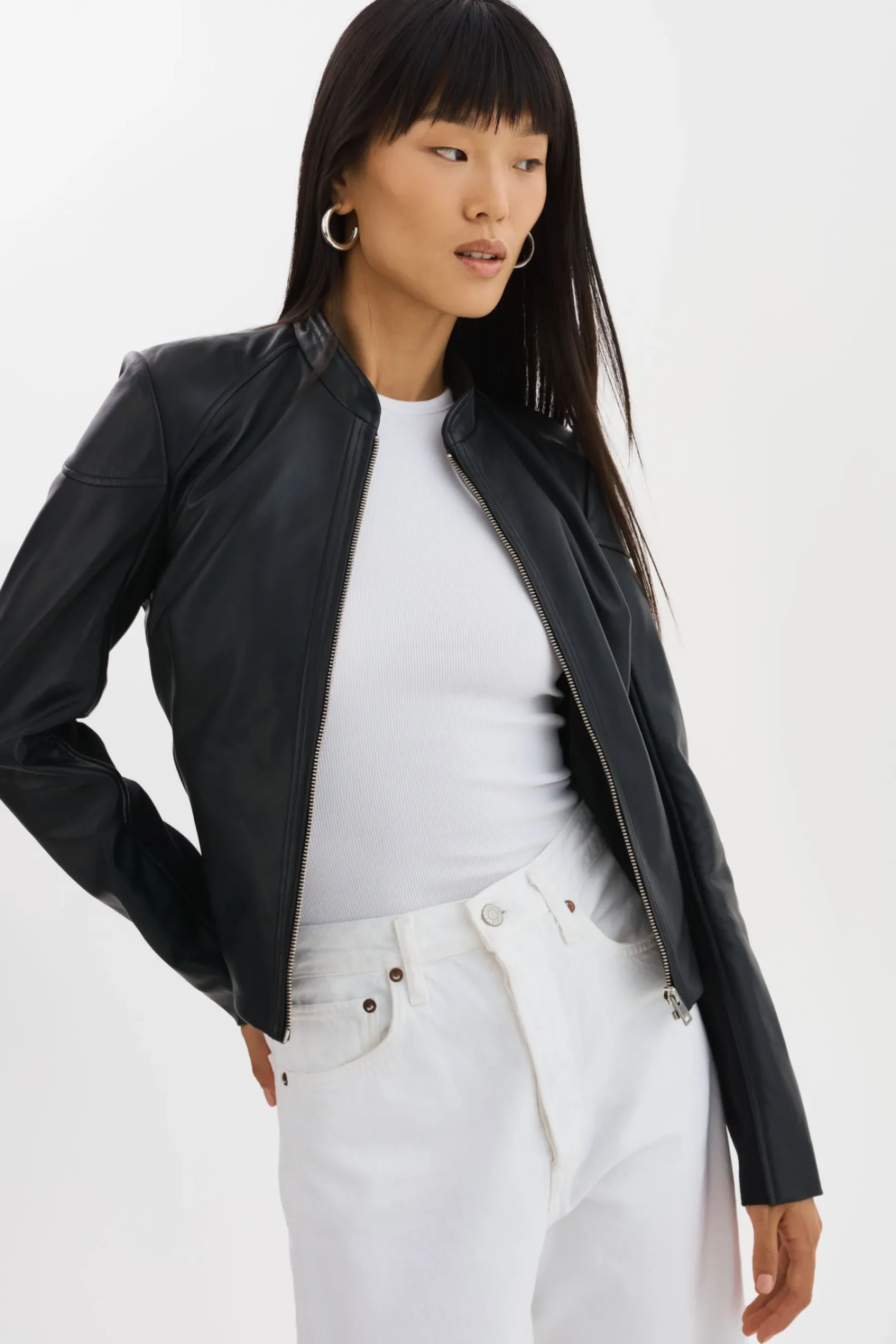 Femme LAMARQUE HIRA | Veste En Cuir Ajustée
