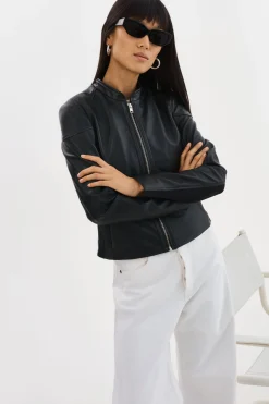 Femme LAMARQUE HIRA | Veste En Cuir Ajustée