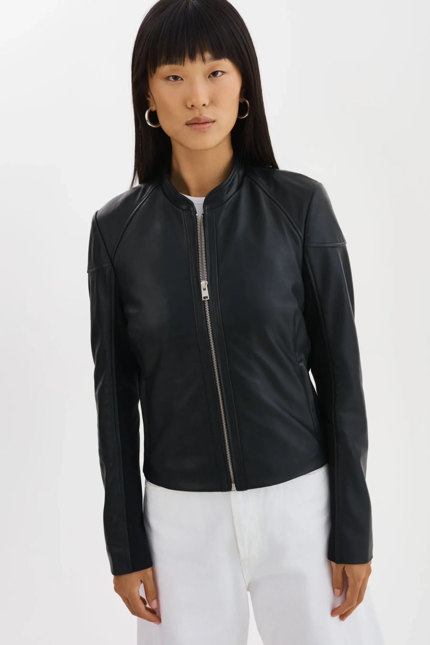 Femme LAMARQUE HIRA | Veste En Cuir Ajustée