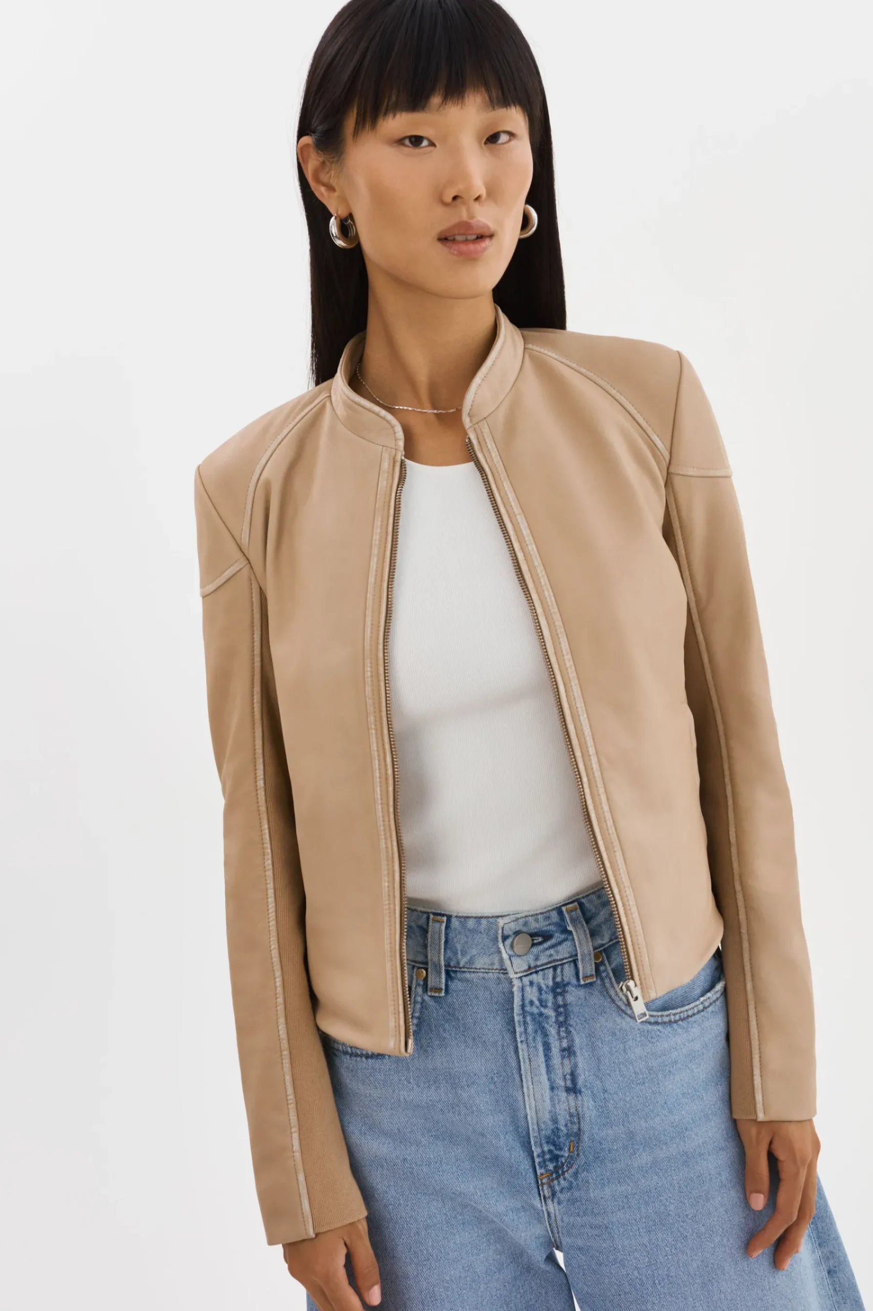 Femme LAMARQUE HIRA | Veste En Cuir Ajustée