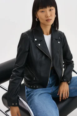 Femme LAMARQUE IDETTA | Veste De Motard En Cuir