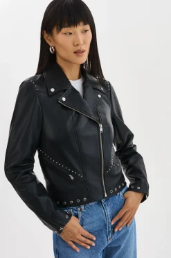 Femme LAMARQUE IDETTA | Veste De Motard En Cuir
