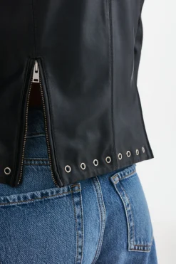 Femme LAMARQUE IDETTA | Veste De Motard En Cuir