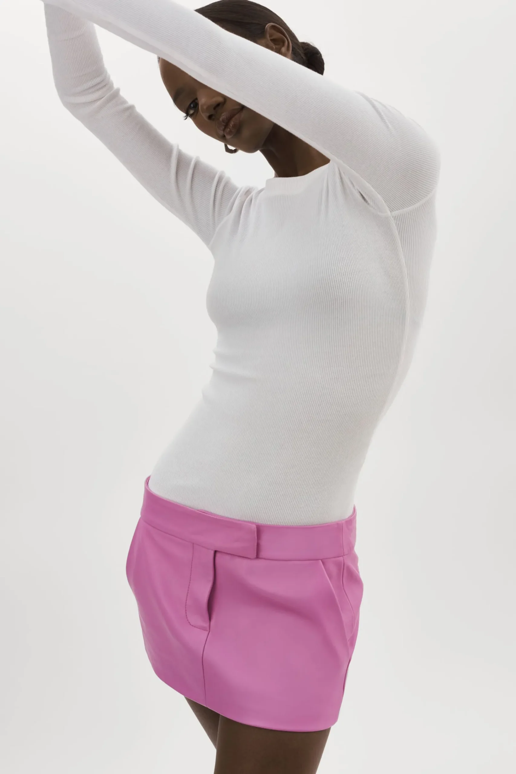 Femme LAMARQUE INAYA | Micro-jupe En Cuir