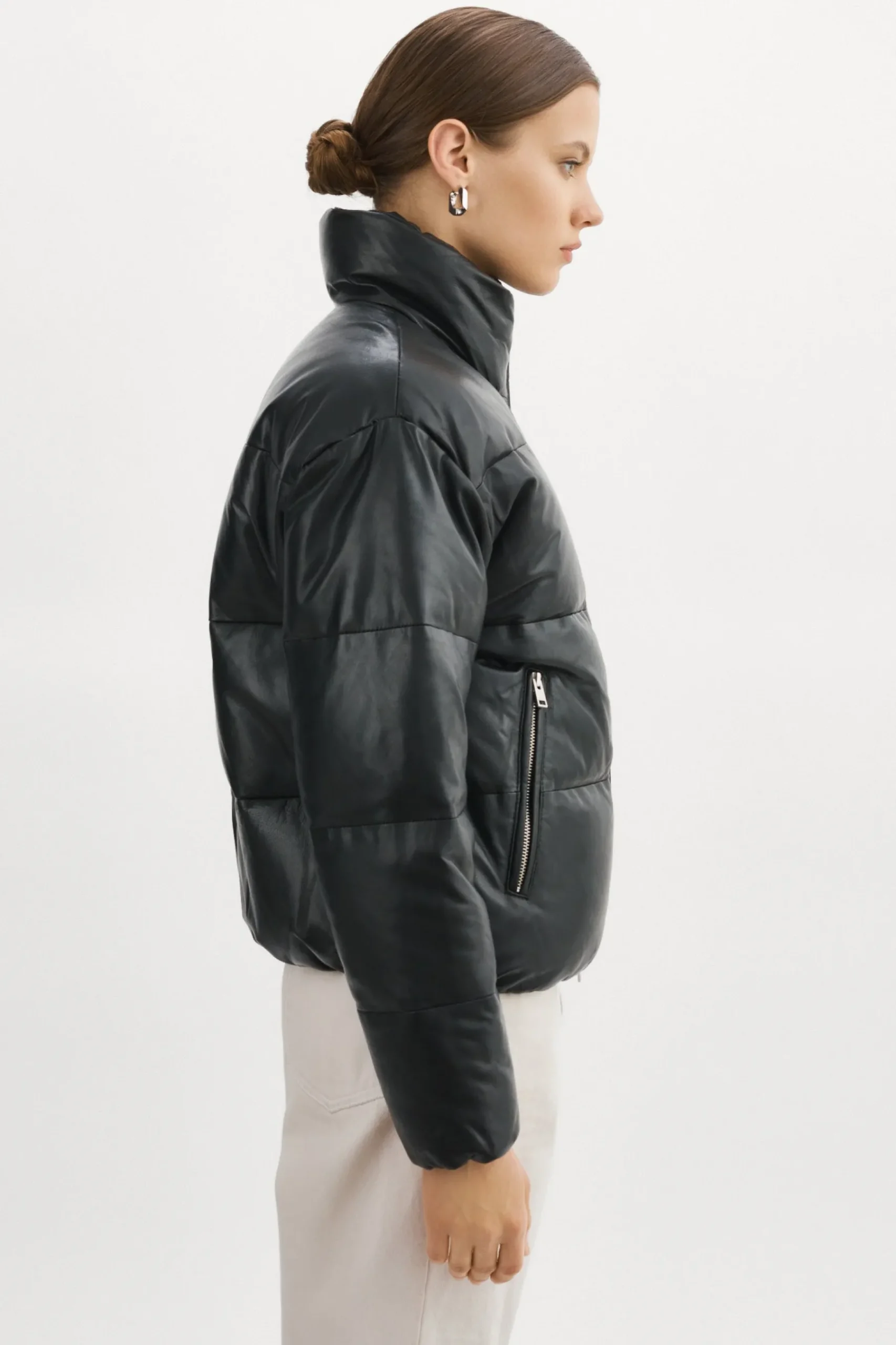 Femme LAMARQUE IRIS Blouson Court En Cuir