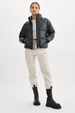 Femme LAMARQUE IRIS Blouson Court En Cuir