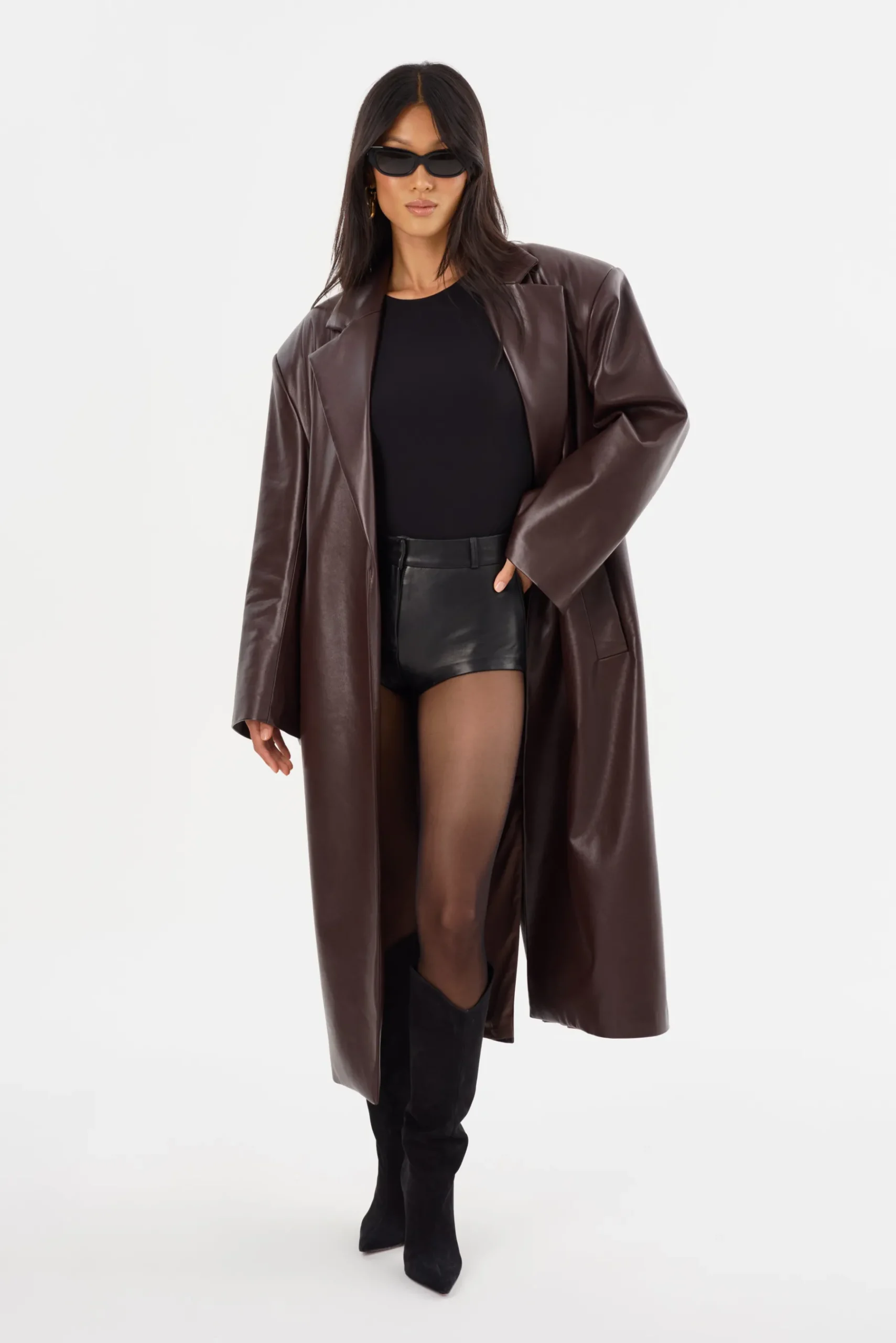 Femme LAMARQUE JANELLE | Manteau En Cuir Recyclé