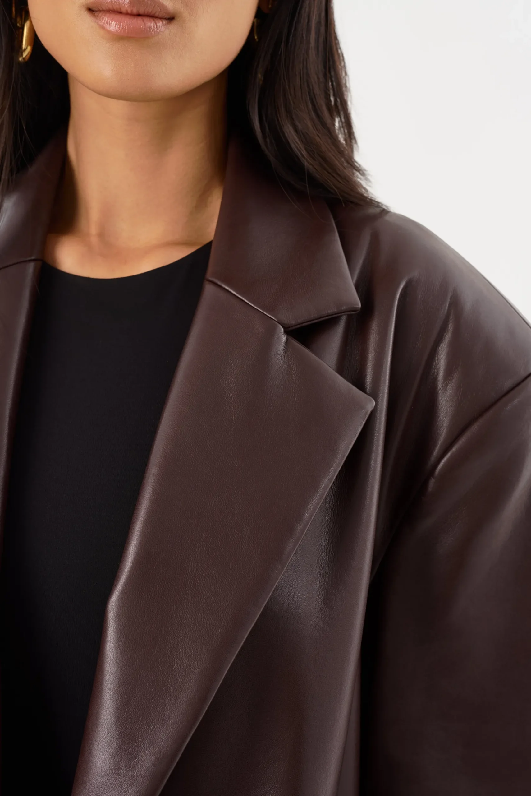 Femme LAMARQUE JANELLE | Manteau En Cuir Recyclé