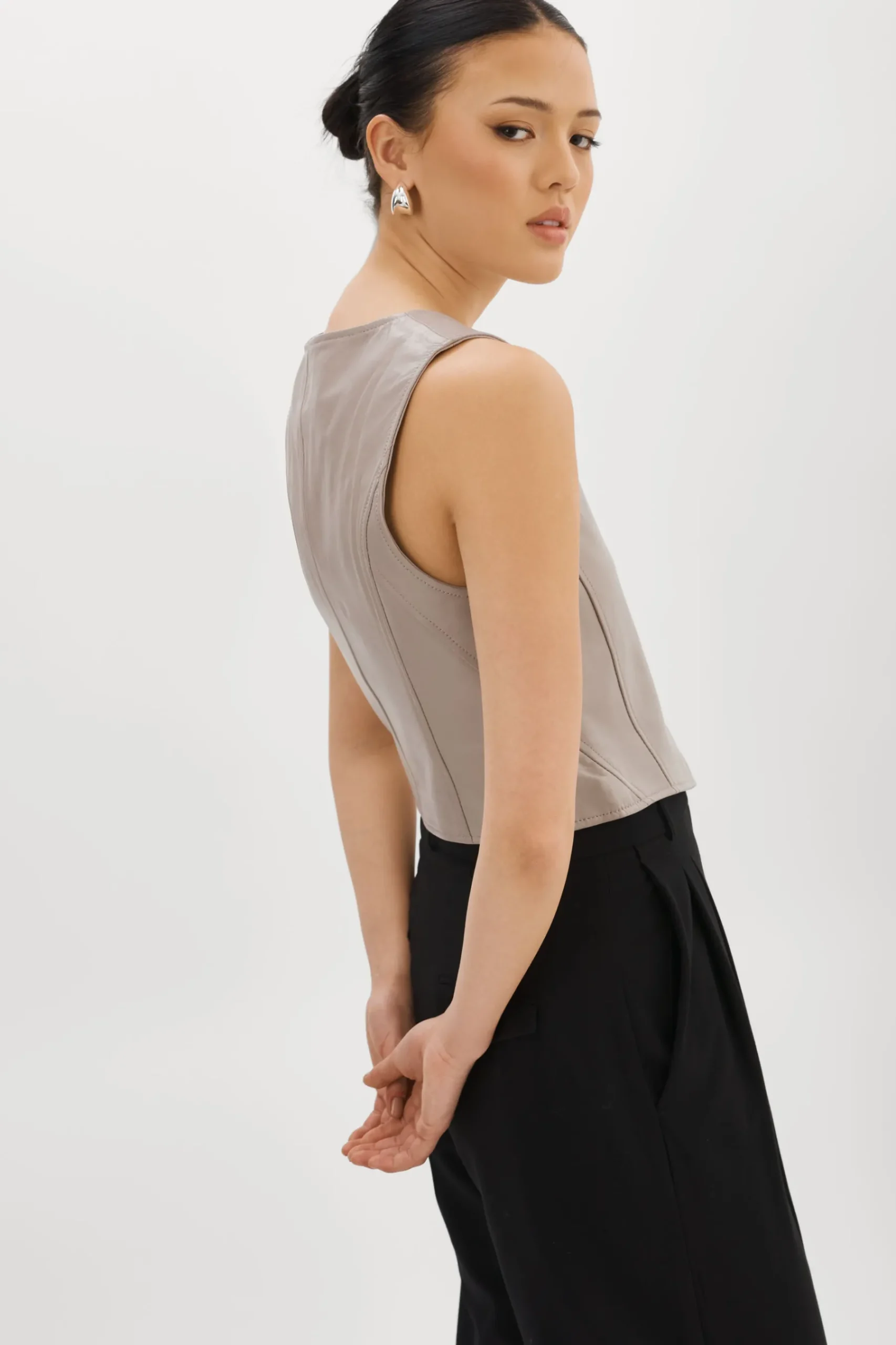 Femme LAMARQUE KALLIE | Gilet En Cuir