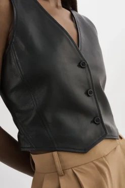 Femme LAMARQUE KALLIE | Gilet En Cuir