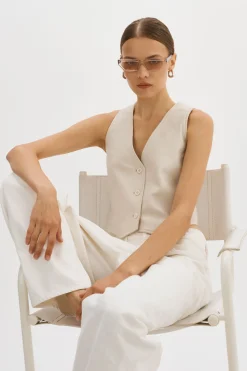 Femme LAMARQUE KALLIE | Gilet En Cuir