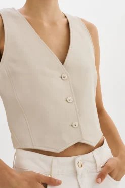 Femme LAMARQUE KALLIE | Gilet En Cuir