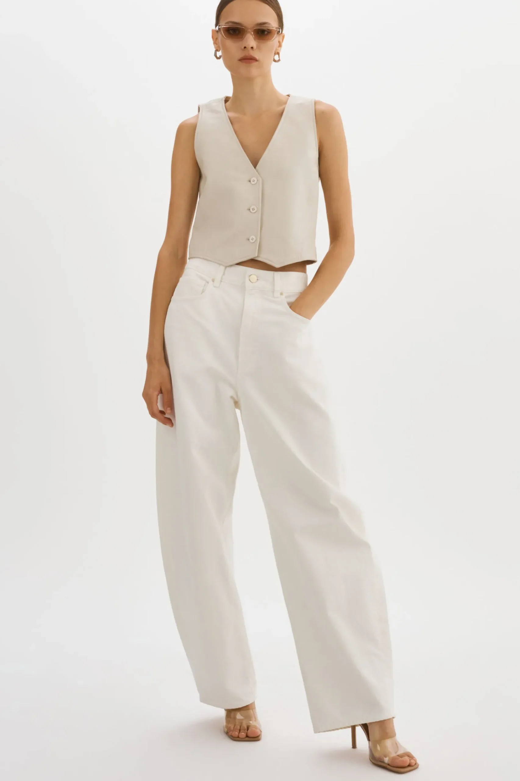 Femme LAMARQUE KALLIE | Gilet En Cuir