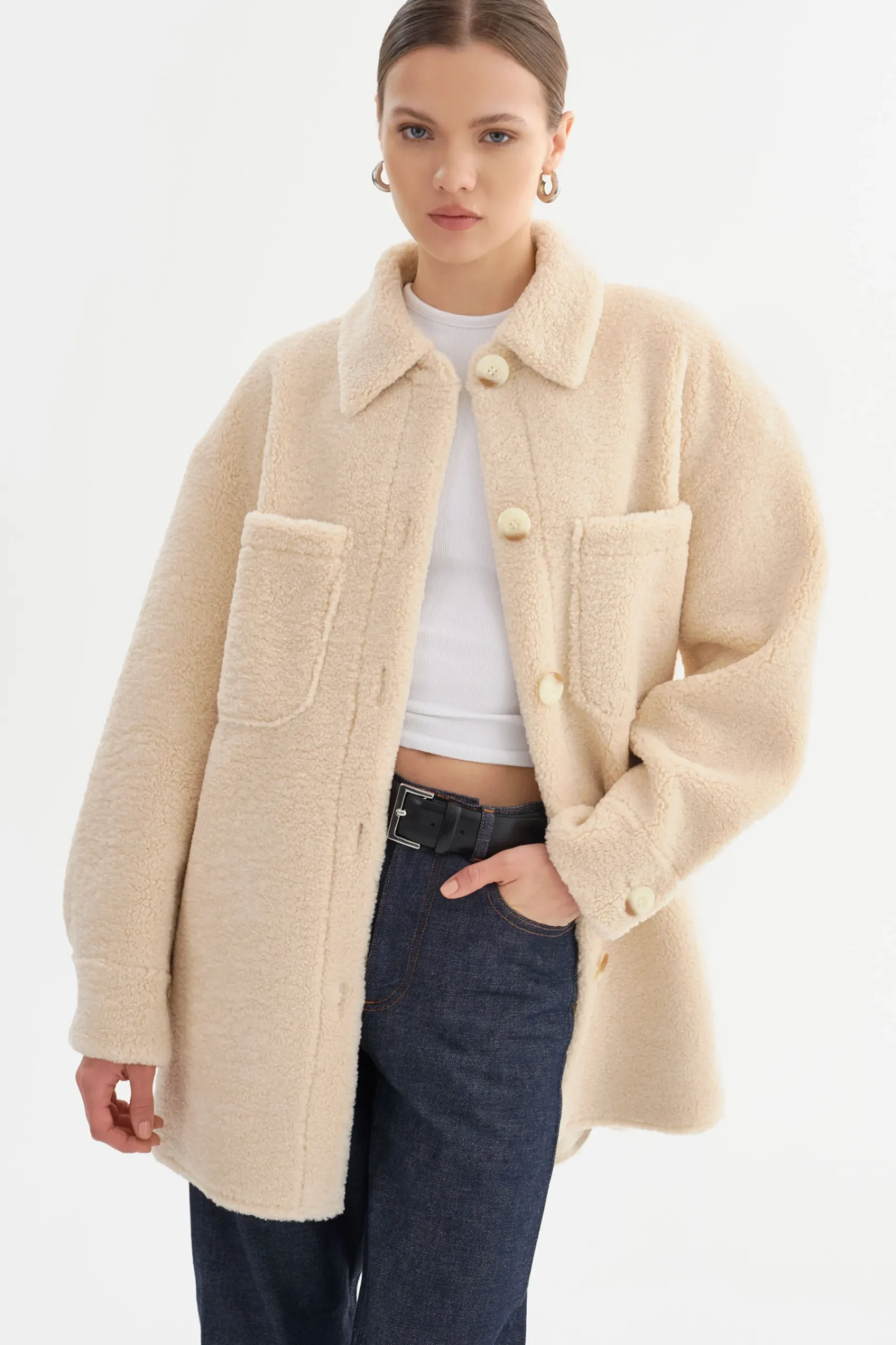 Femme LAMARQUE KANE | Sherpa Shacket
