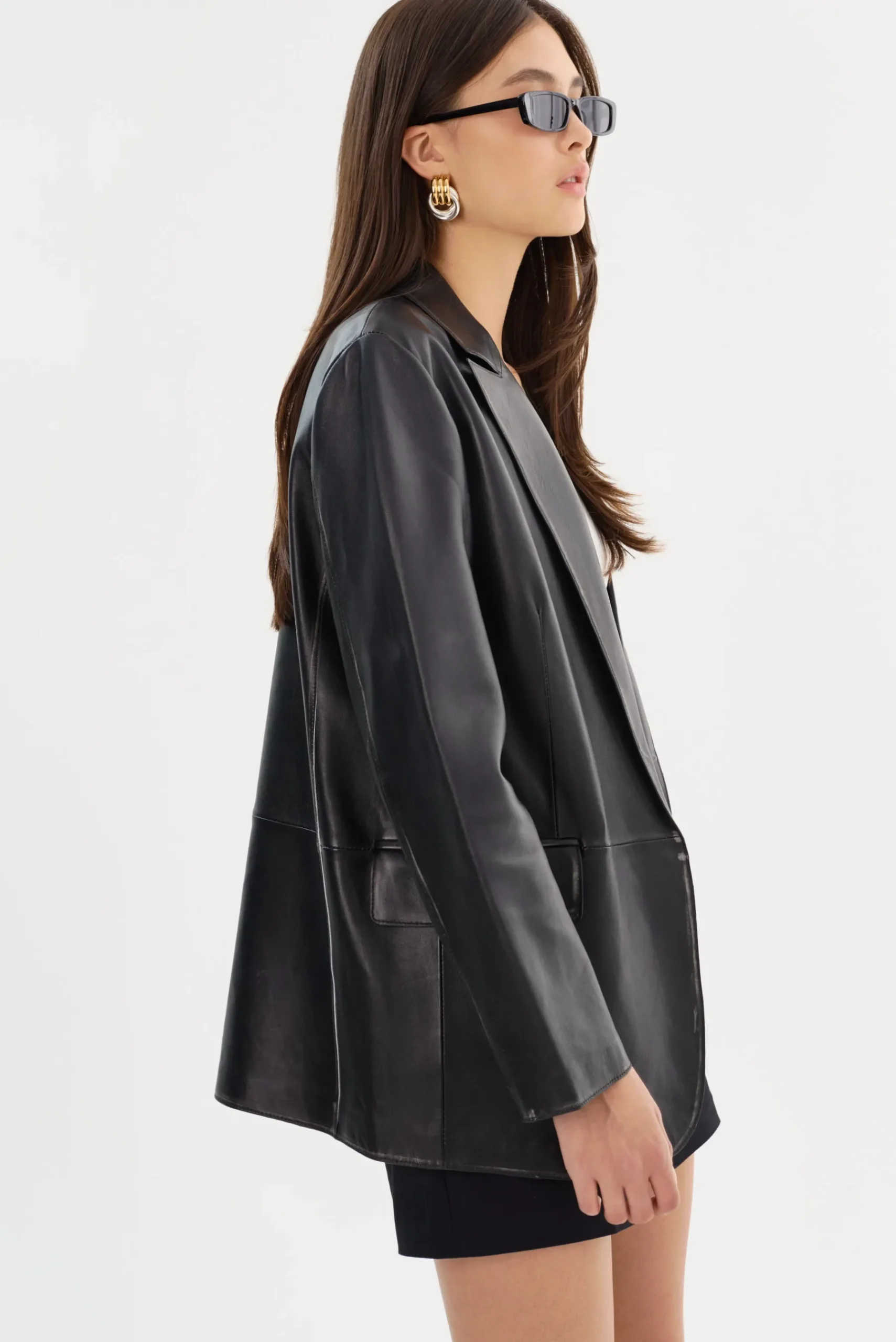 Femme LAMARQUE KARRIN | Blazer En Cuir Vieilli