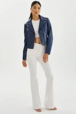 Femme LAMARQUE KELSEY OR | Veste De Motard En Cuir