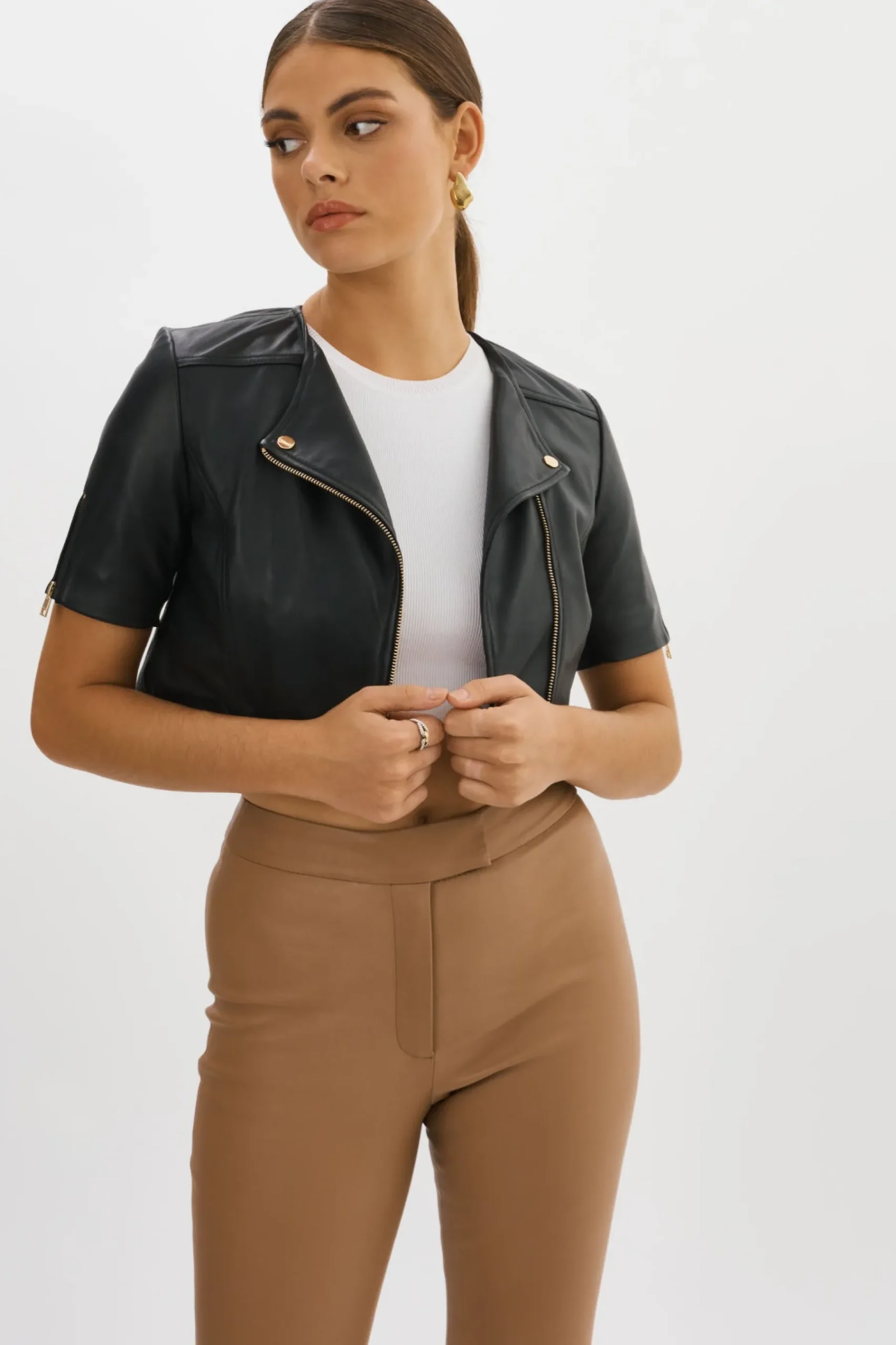 Femme LAMARQUE KIRSI | Blouson Biker Cuir