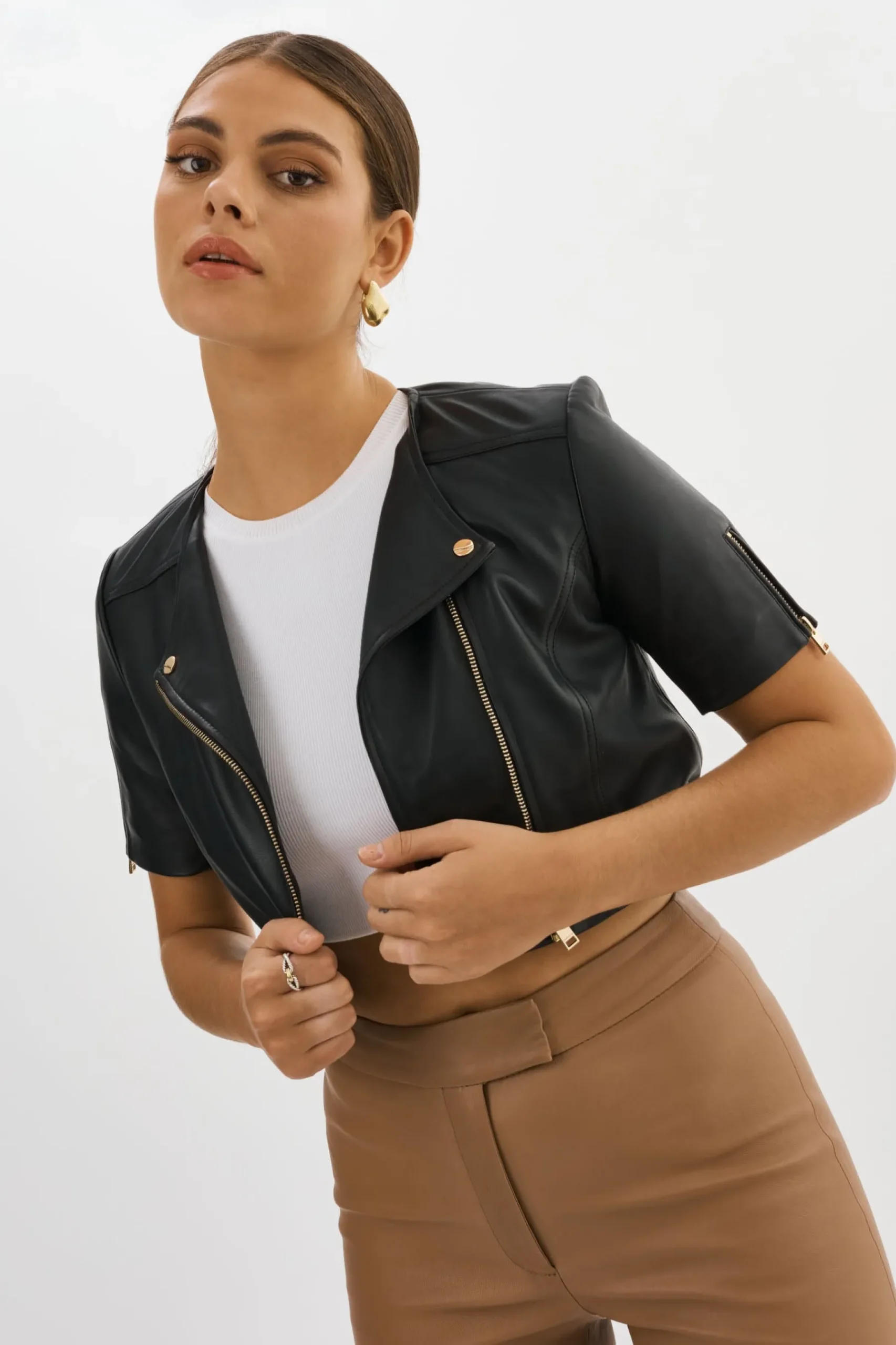 Femme LAMARQUE KIRSI | Blouson Biker Cuir
