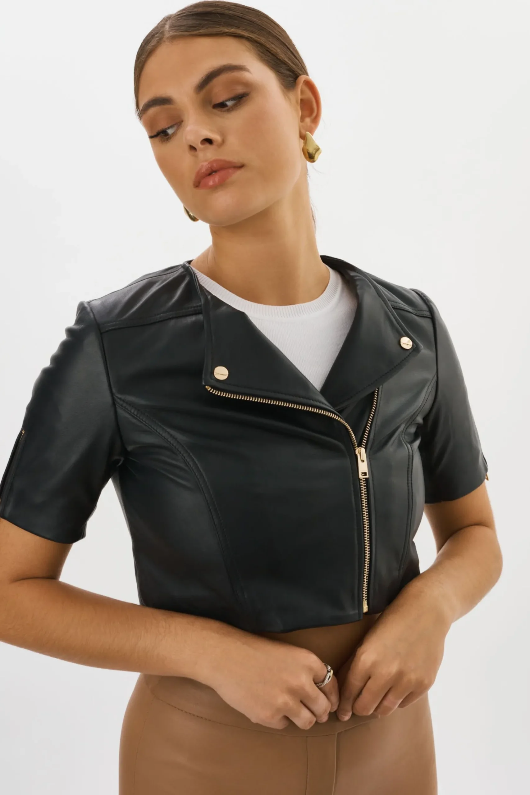 Femme LAMARQUE KIRSI | Blouson Biker Cuir