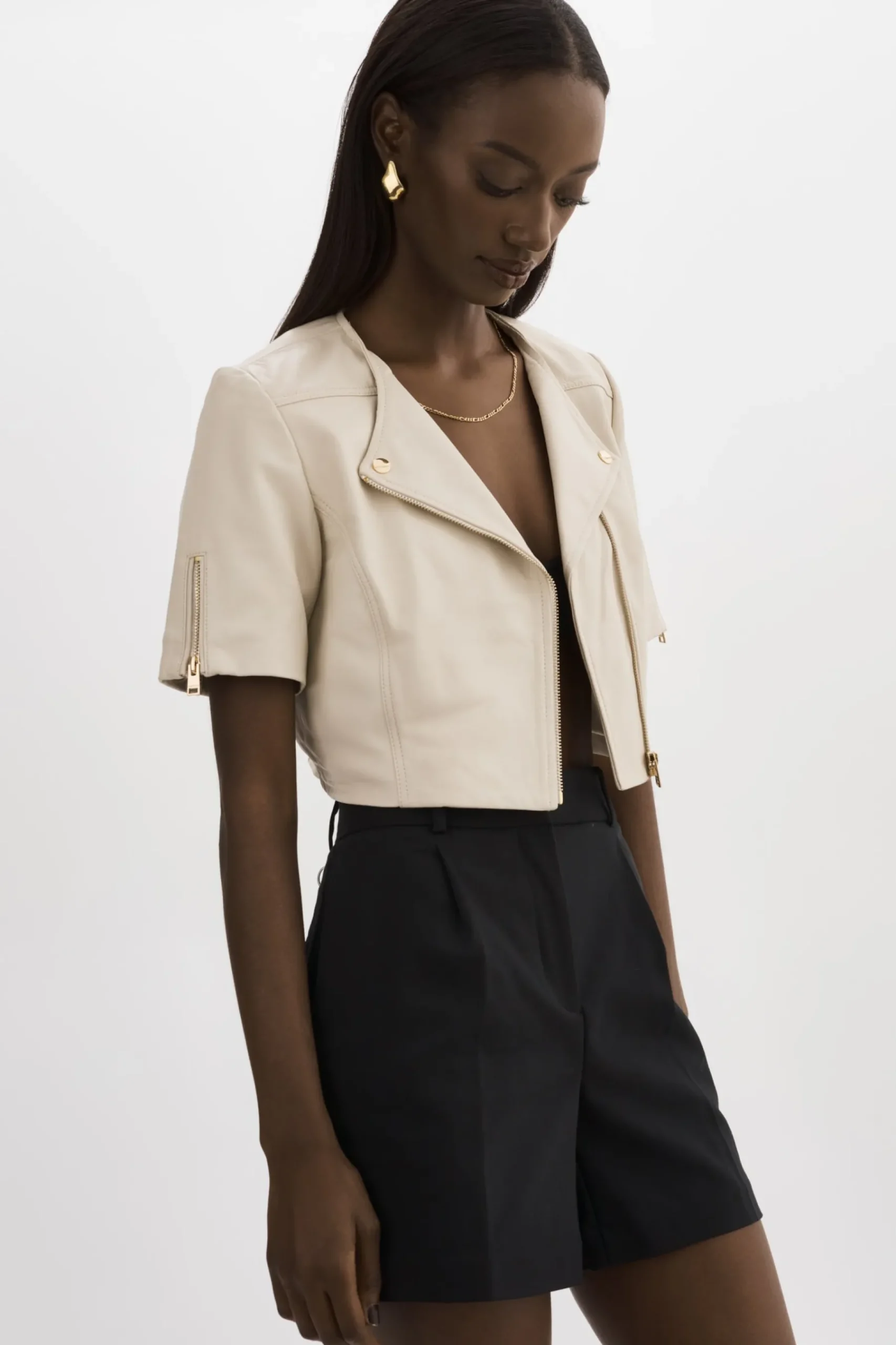 Femme LAMARQUE KIRSI | Blouson Biker Cuir