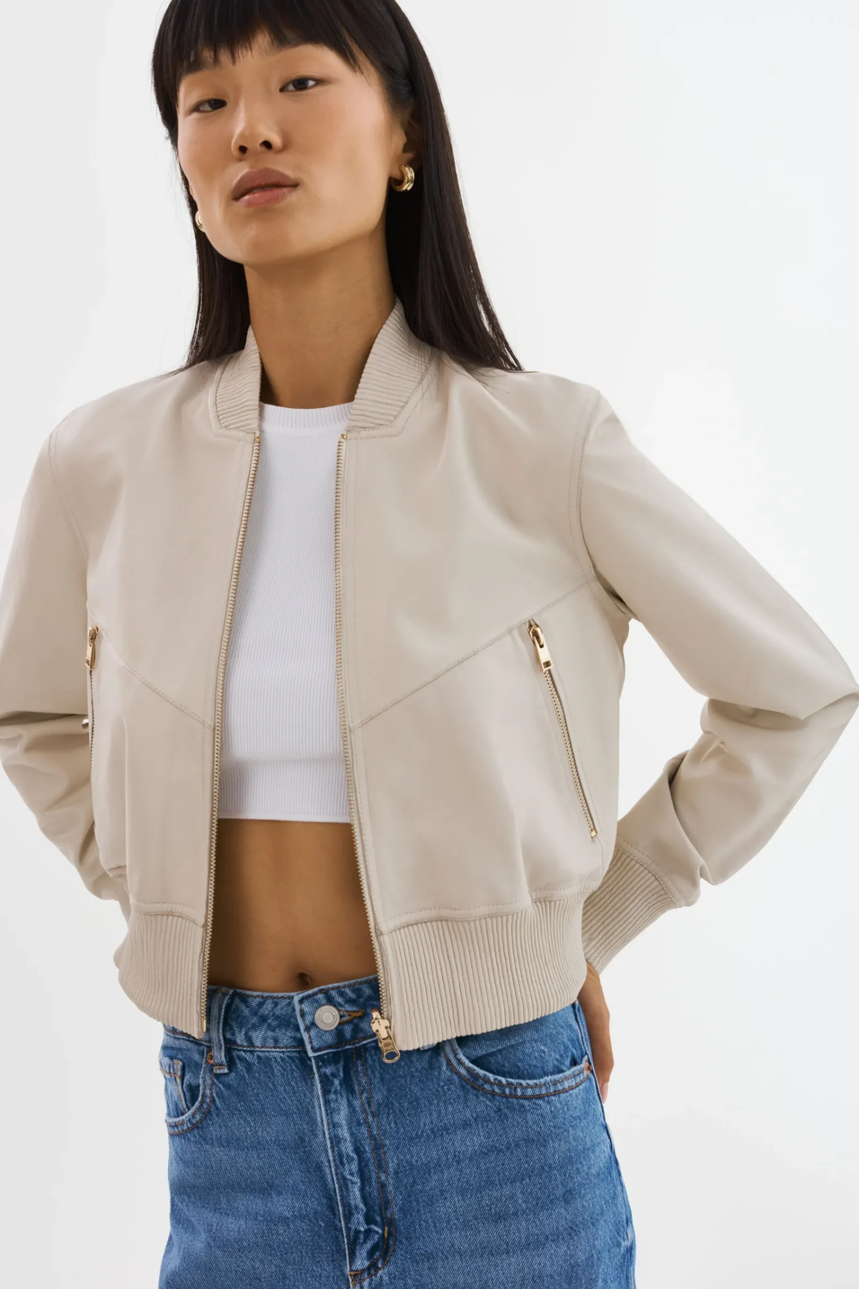 Femme LAMARQUE KORDELLA | Bomber En Cuir Réversible