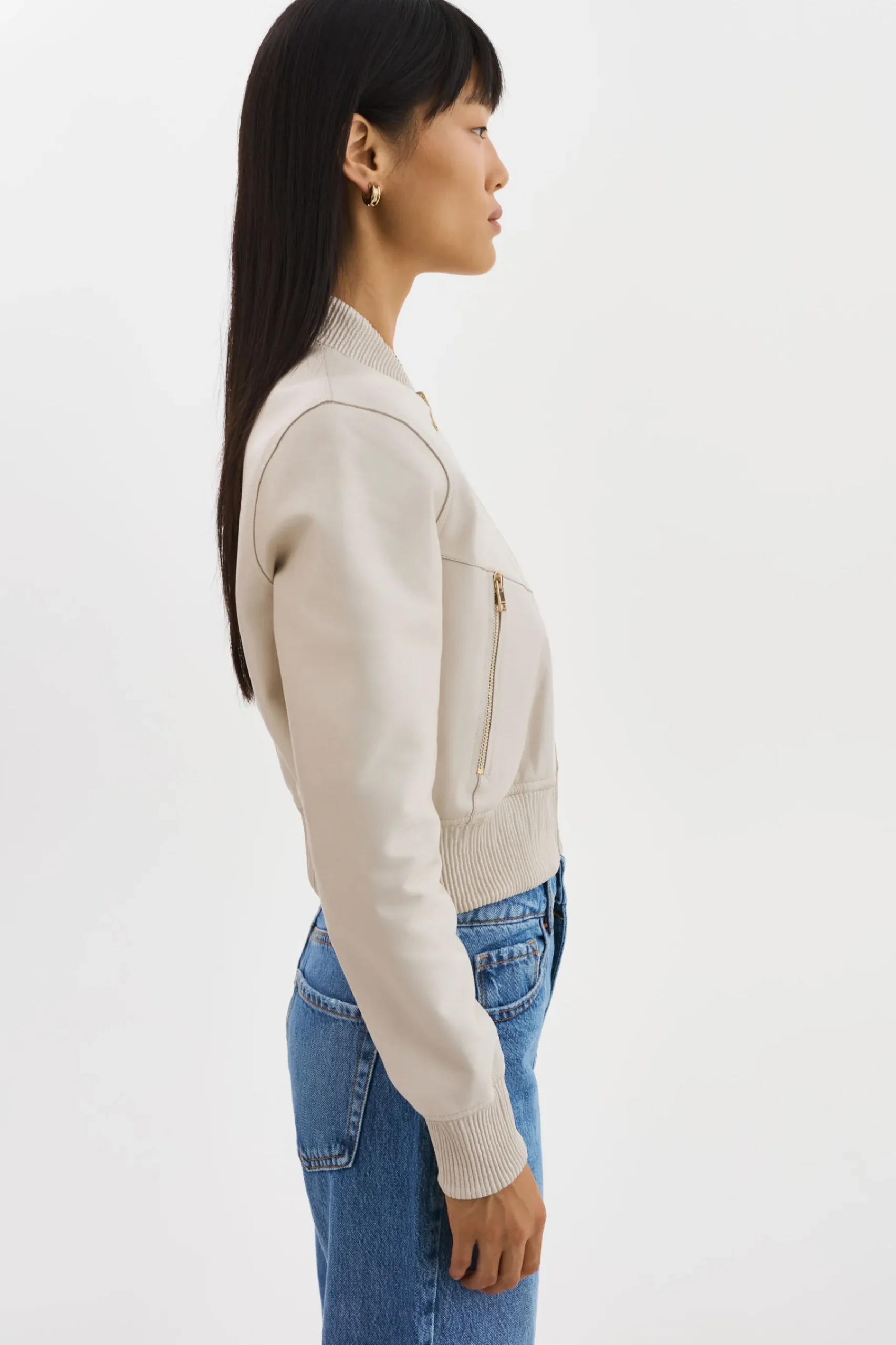 Femme LAMARQUE KORDELLA | Bomber En Cuir Réversible