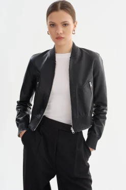 Femme LAMARQUE KORDELLA | Reversible Leather Bomber Jacket