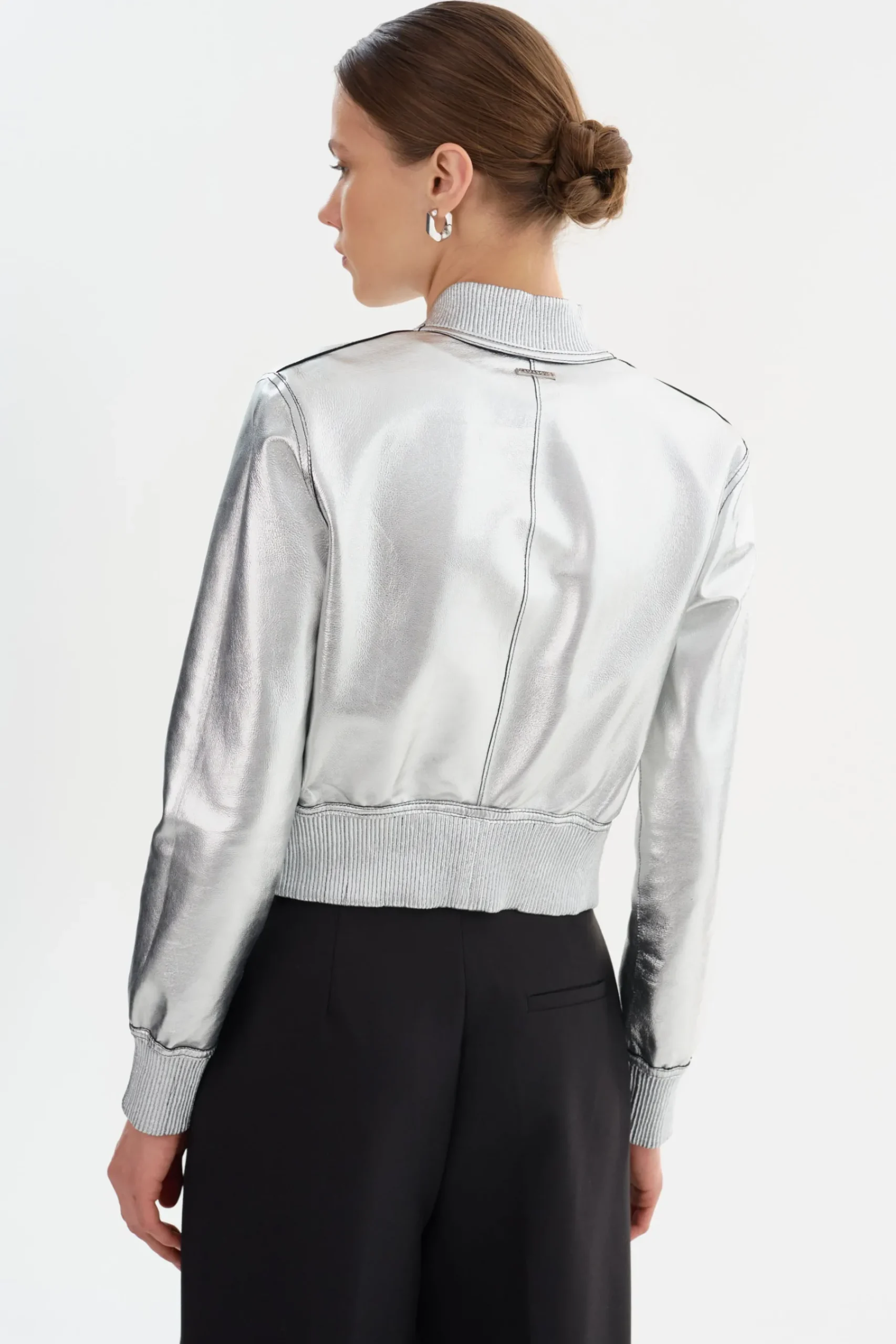 Femme LAMARQUE KORDELLA | Reversible Leather Bomber Jacket