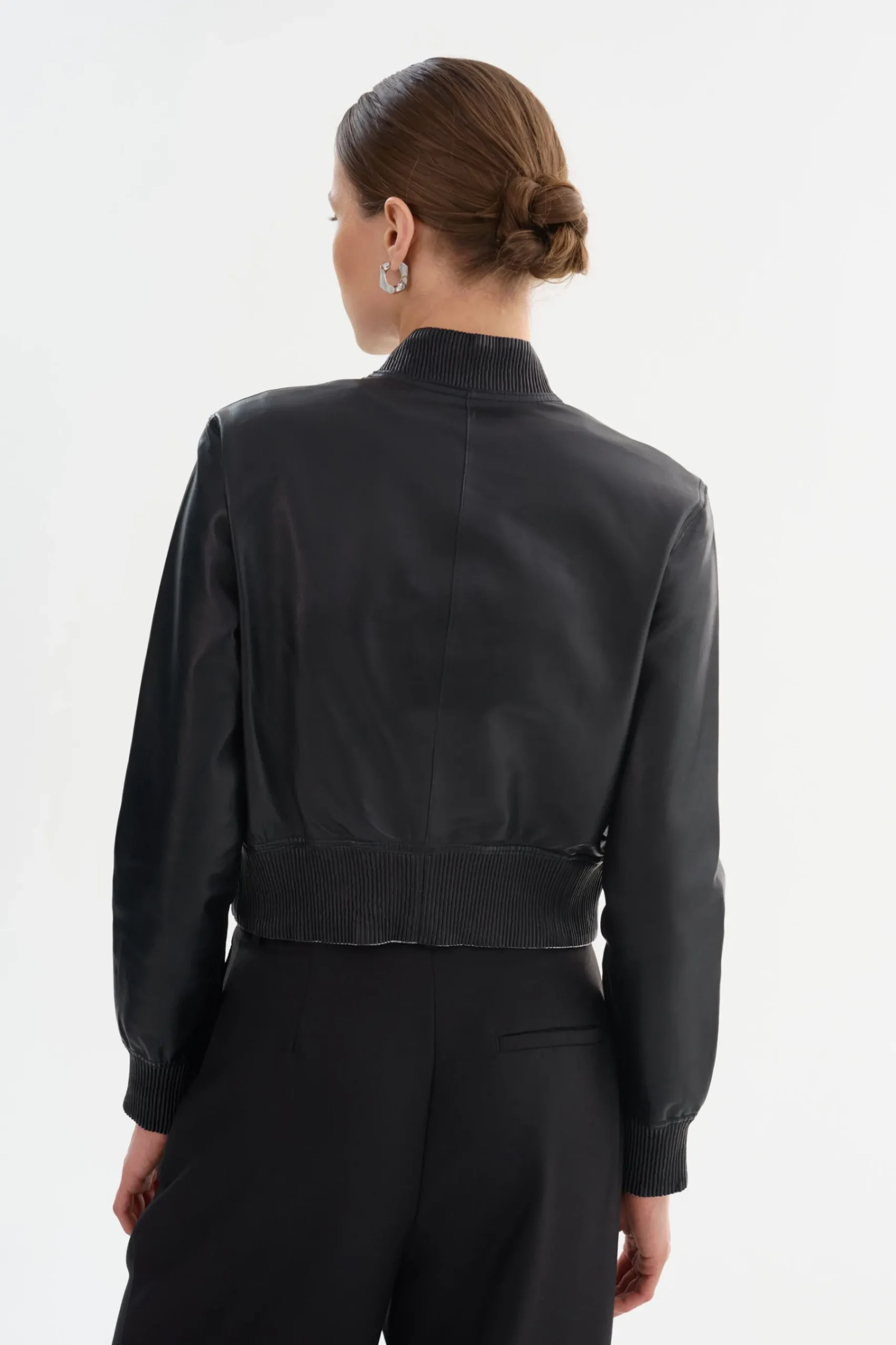 Femme LAMARQUE KORDELLA | Reversible Leather Bomber Jacket