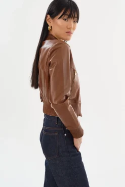 Femme LAMARQUE KORDELLA | Reversible Leather Bomber Jacket