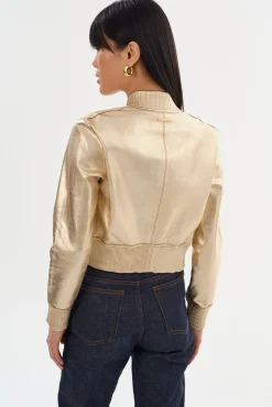 Femme LAMARQUE KORDELLA | Reversible Leather Bomber Jacket