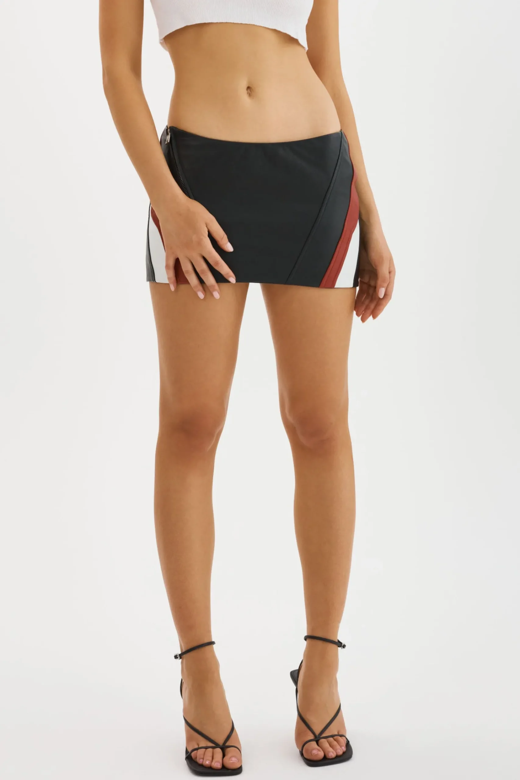 Femme LAMARQUE KRISSY | Mini Jupe En Cuir