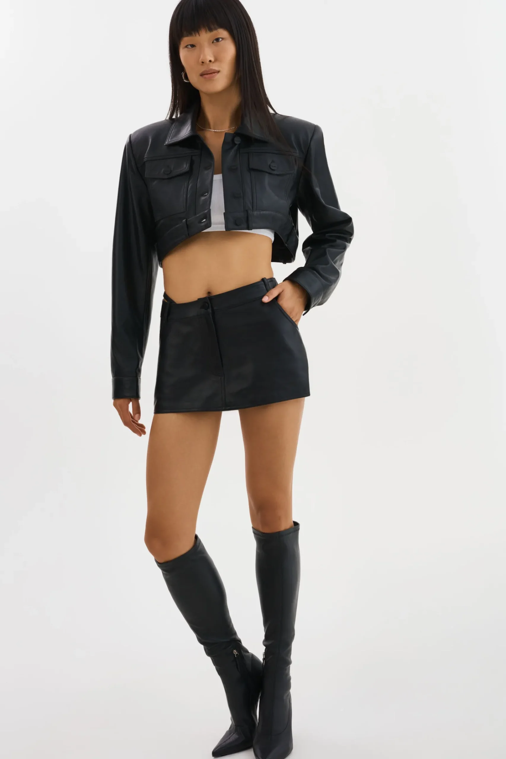 Femme LAMARQUE LIANA | Jupe-short En Cuir