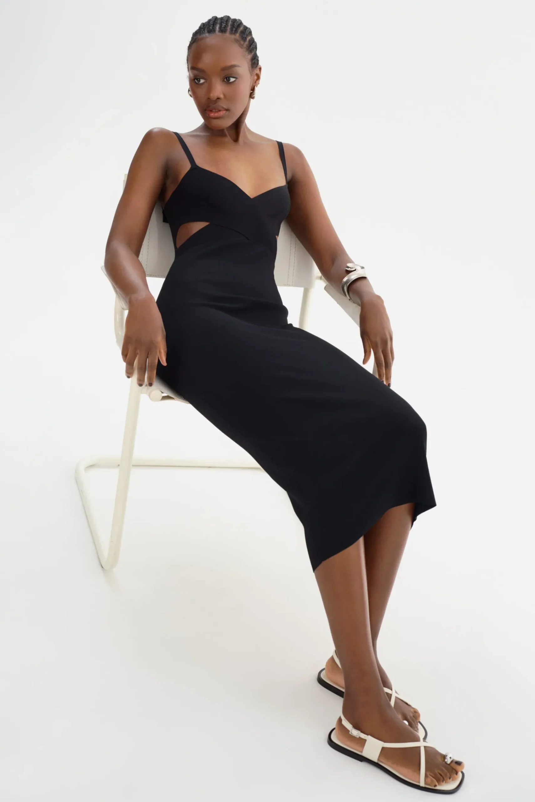Femme LAMARQUE LIDIA | Robe Midi En Tricot