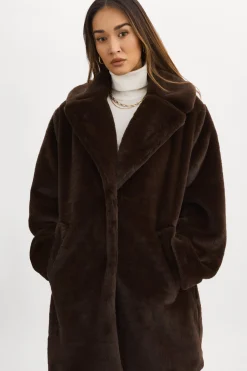 Femme LAMARQUE LINNEA | Manteau En Fausse Fourrure