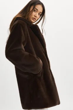 Femme LAMARQUE LINNEA | Manteau En Fausse Fourrure