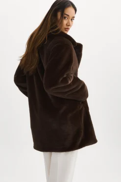 Femme LAMARQUE LINNEA | Manteau En Fausse Fourrure
