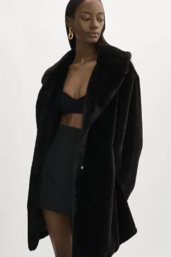 Femme LAMARQUE LINNEA | Manteau En Fausse Fourrure