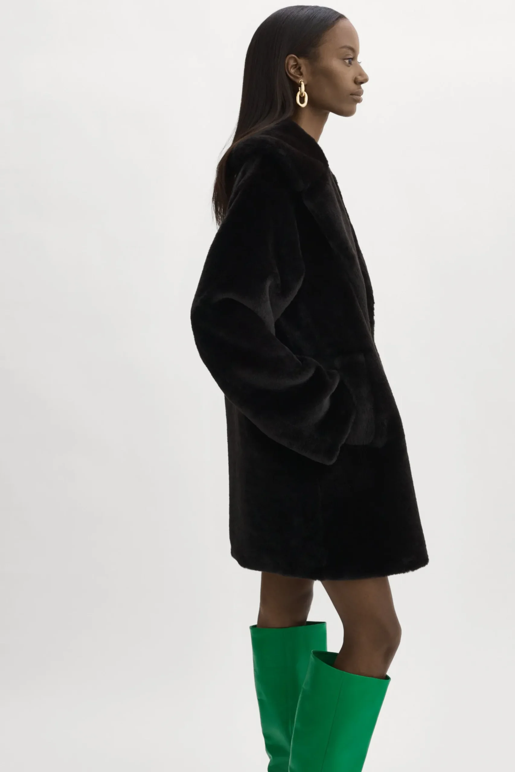 Femme LAMARQUE LINNEA | Manteau En Fausse Fourrure
