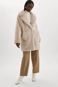 Femme LAMARQUE LINNEA | Manteau En Fausse Fourrure