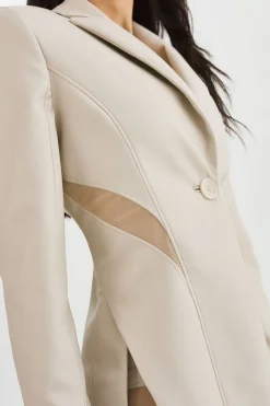 Femme LAMARQUE LYUBAVA | Blazer Croisé En Faux Cuir