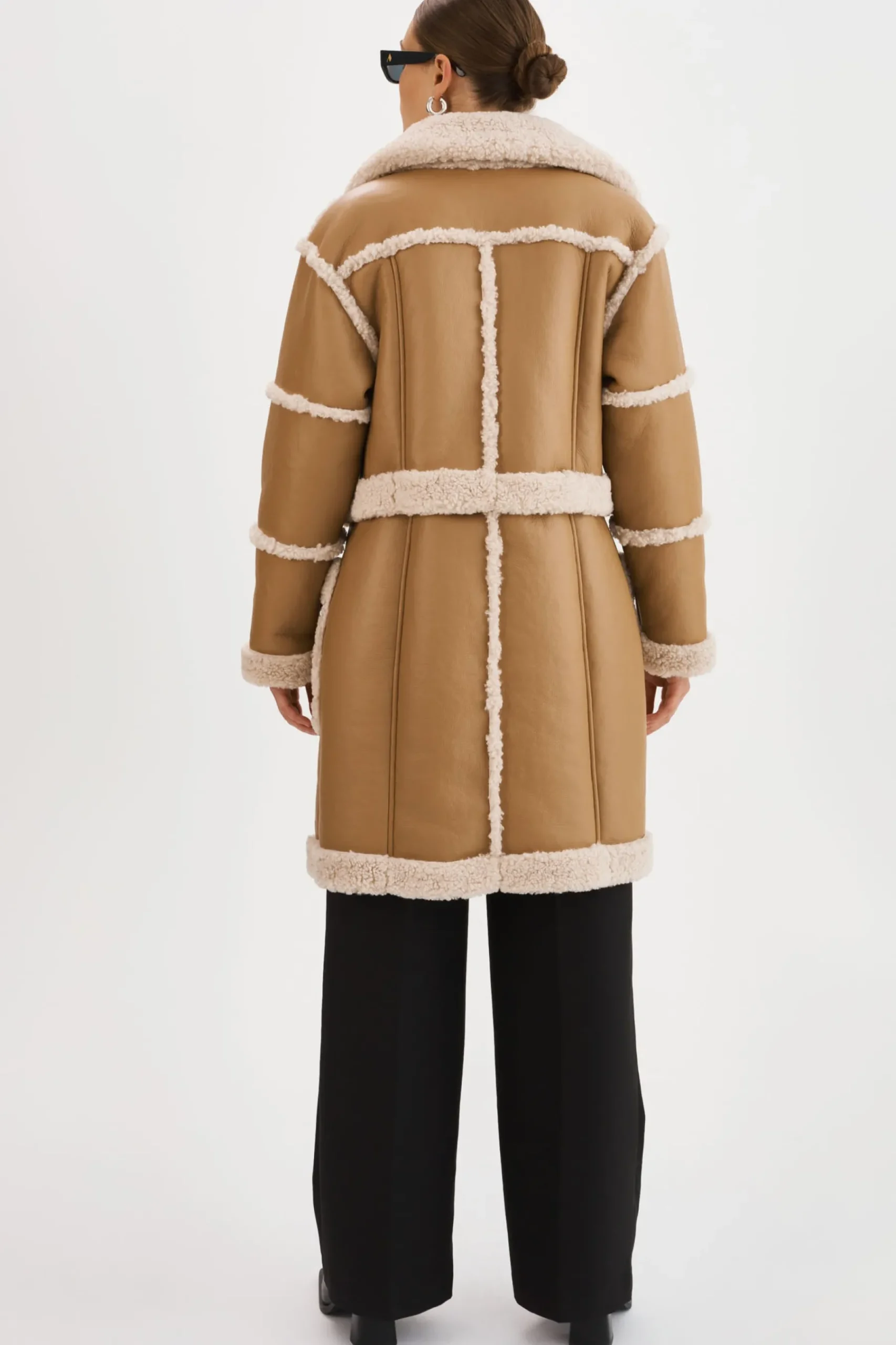 Femme LAMARQUE MARIANE | Manteau Détachable En Fausse Peau De Mouton