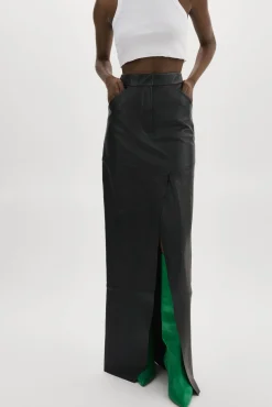 Femme LAMARQUE MARIETTE | Jupe Maxi En Cuir