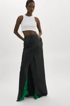 Femme LAMARQUE MARIETTE | Jupe Maxi En Cuir