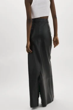 Femme LAMARQUE MARIETTE | Jupe Maxi En Cuir