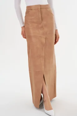 Femme LAMARQUE MARIETTE | Jupe Maxi En Cuir